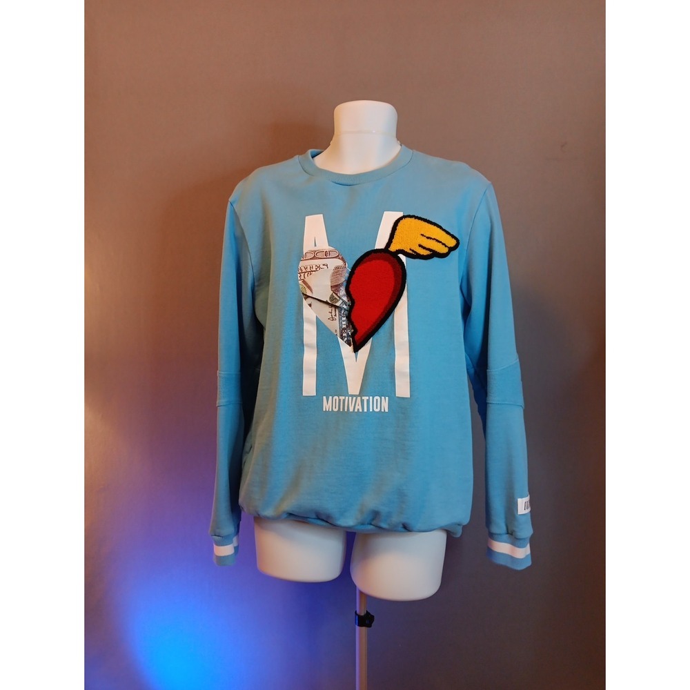 Loop Motivation Graphic Sweatshirt‎ Size Large